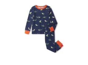 Hatley Kids Glow Sharks Cotton Pajama Set (Toddler/Little Kid/Big Kid)