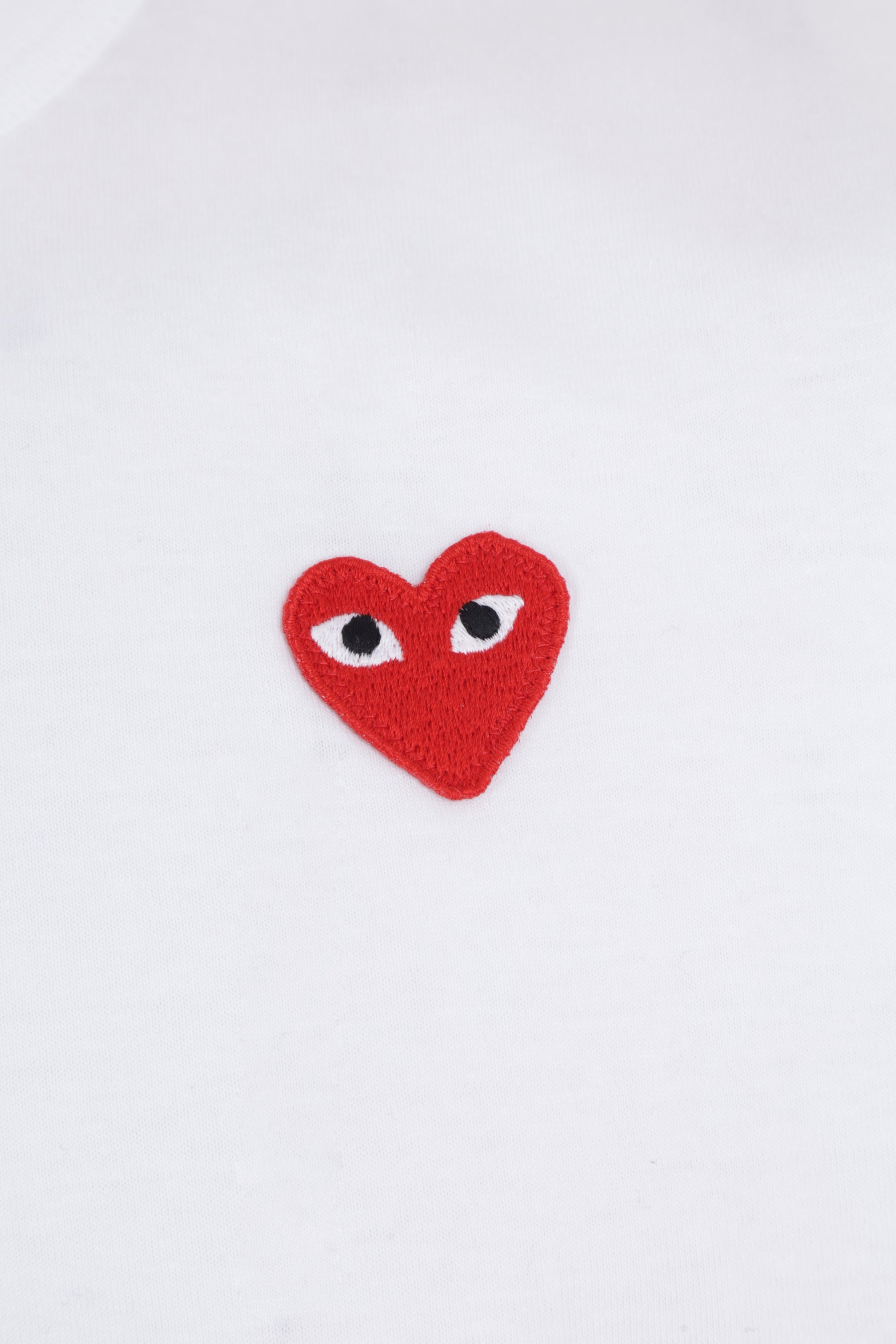 Heart logo patch cotton t-shirt