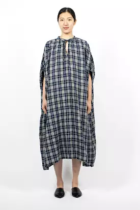 Indigo Check Dress Indigo/Natural