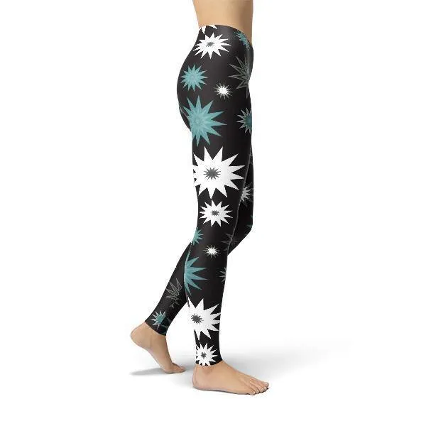 Jean Abstract Stars Leggings