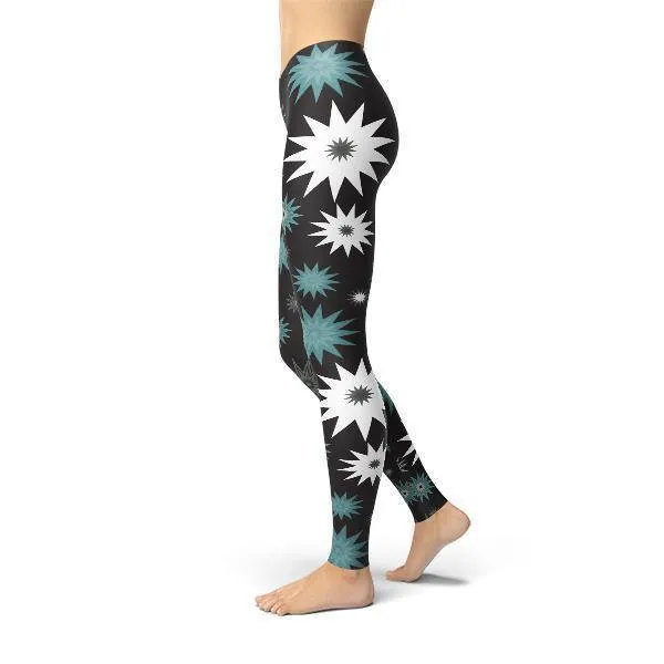 Jean Abstract Stars Leggings