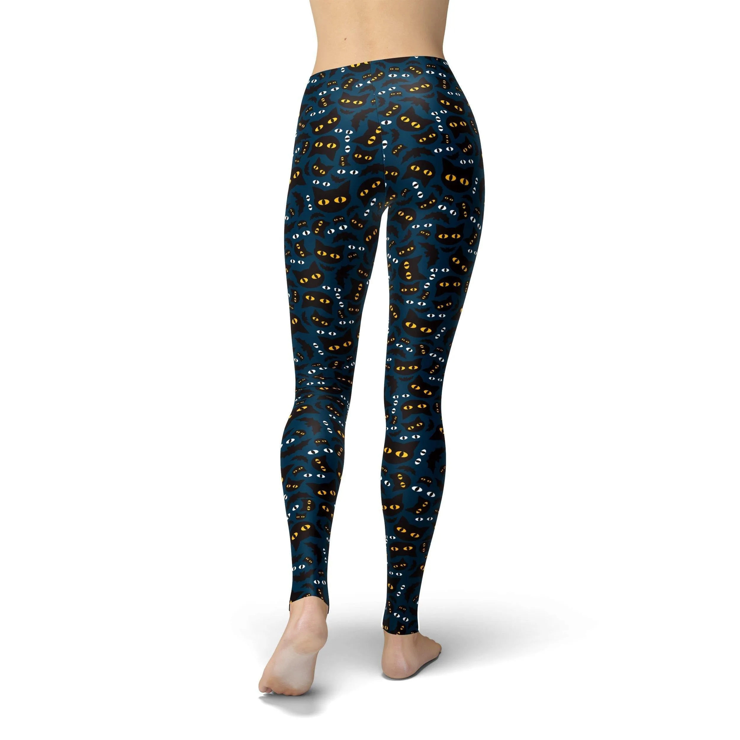 Jean Halloween Cat Eyes Leggings