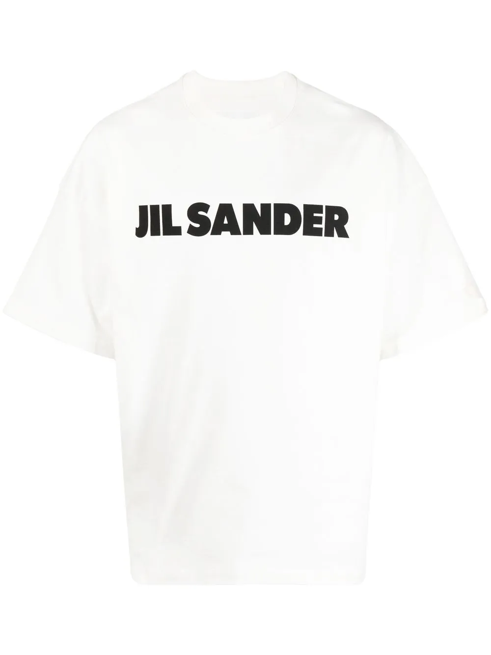 Jil Sander T-shirt à logo imprimé blanc