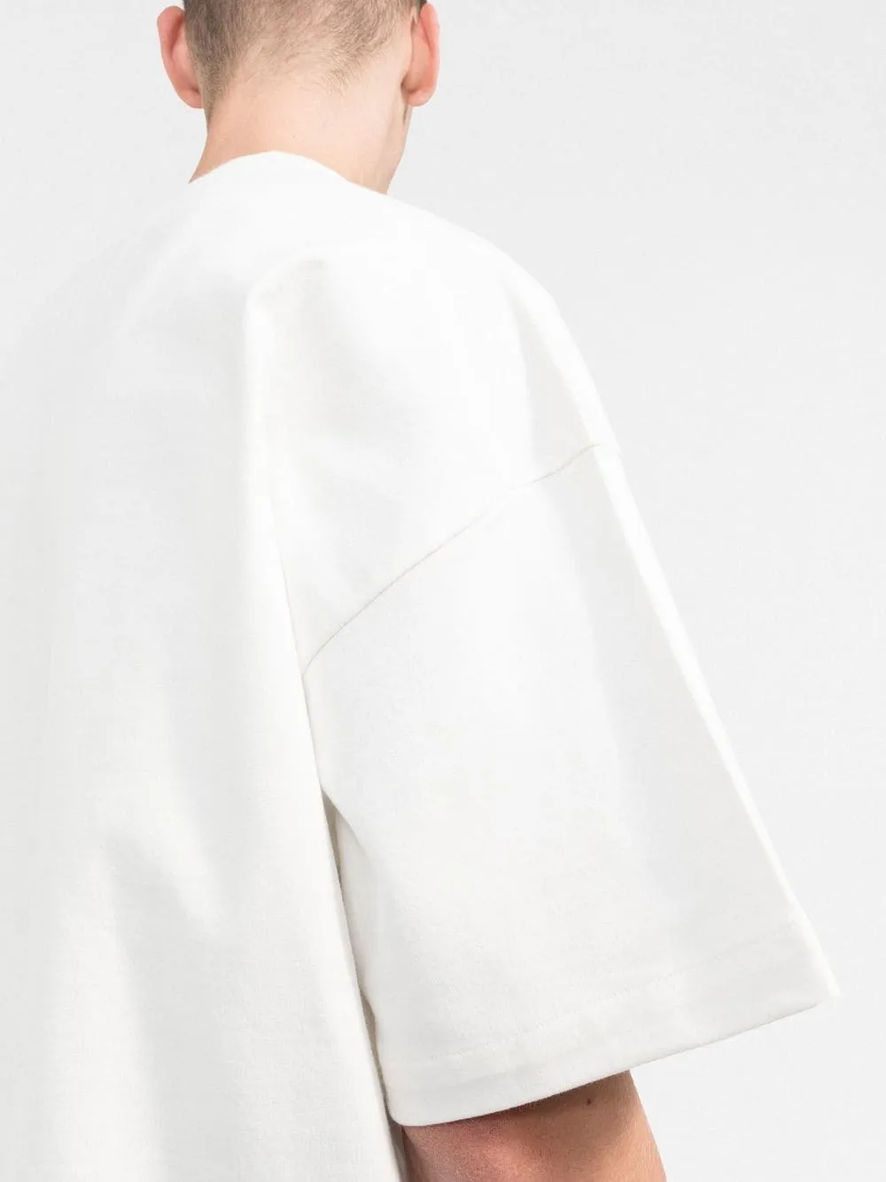 Jil Sander T-shirt à logo imprimé blanc