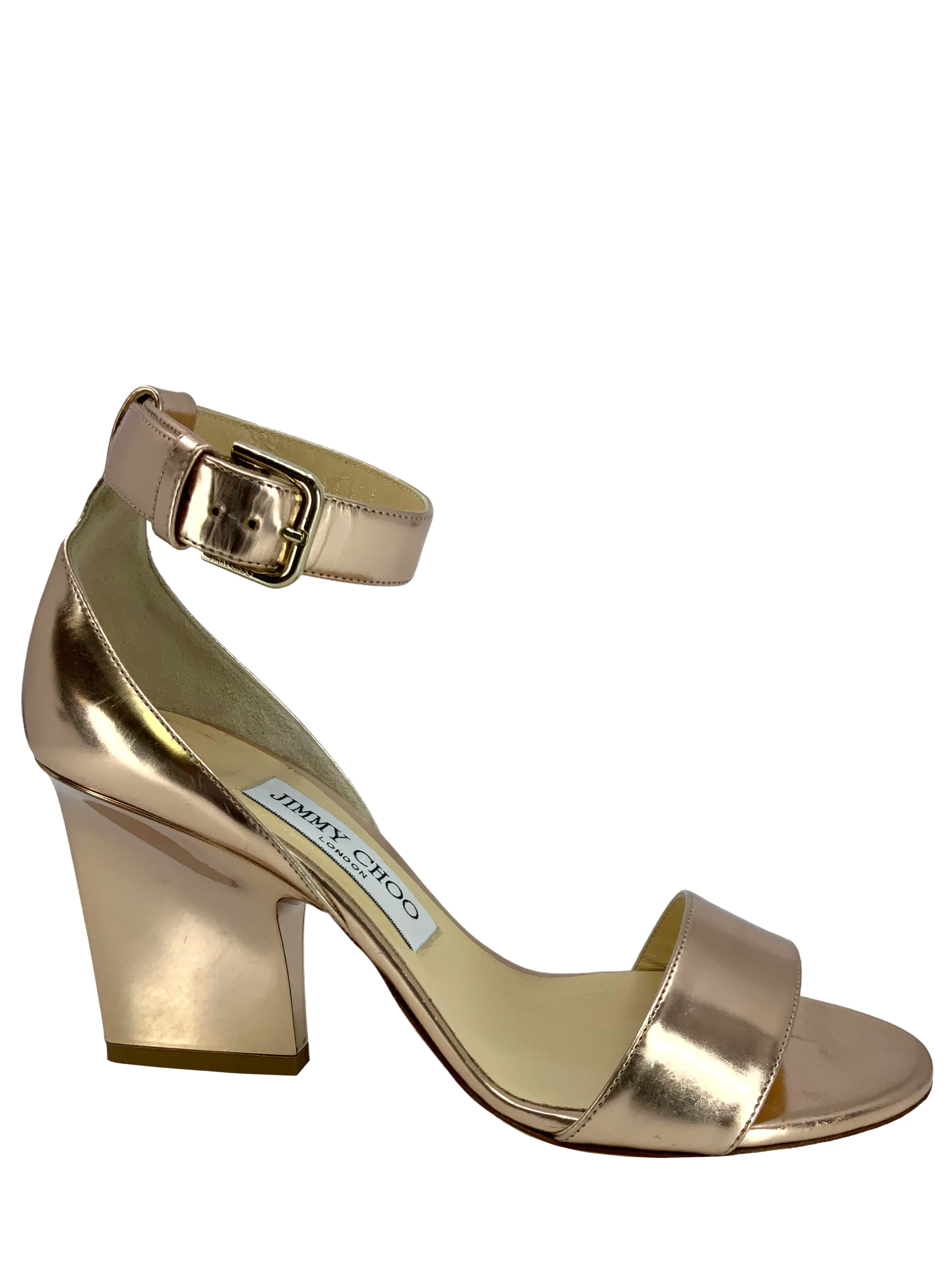 Jimmy Choo Edina 85 Ankle Strap Sandals Size 6.5