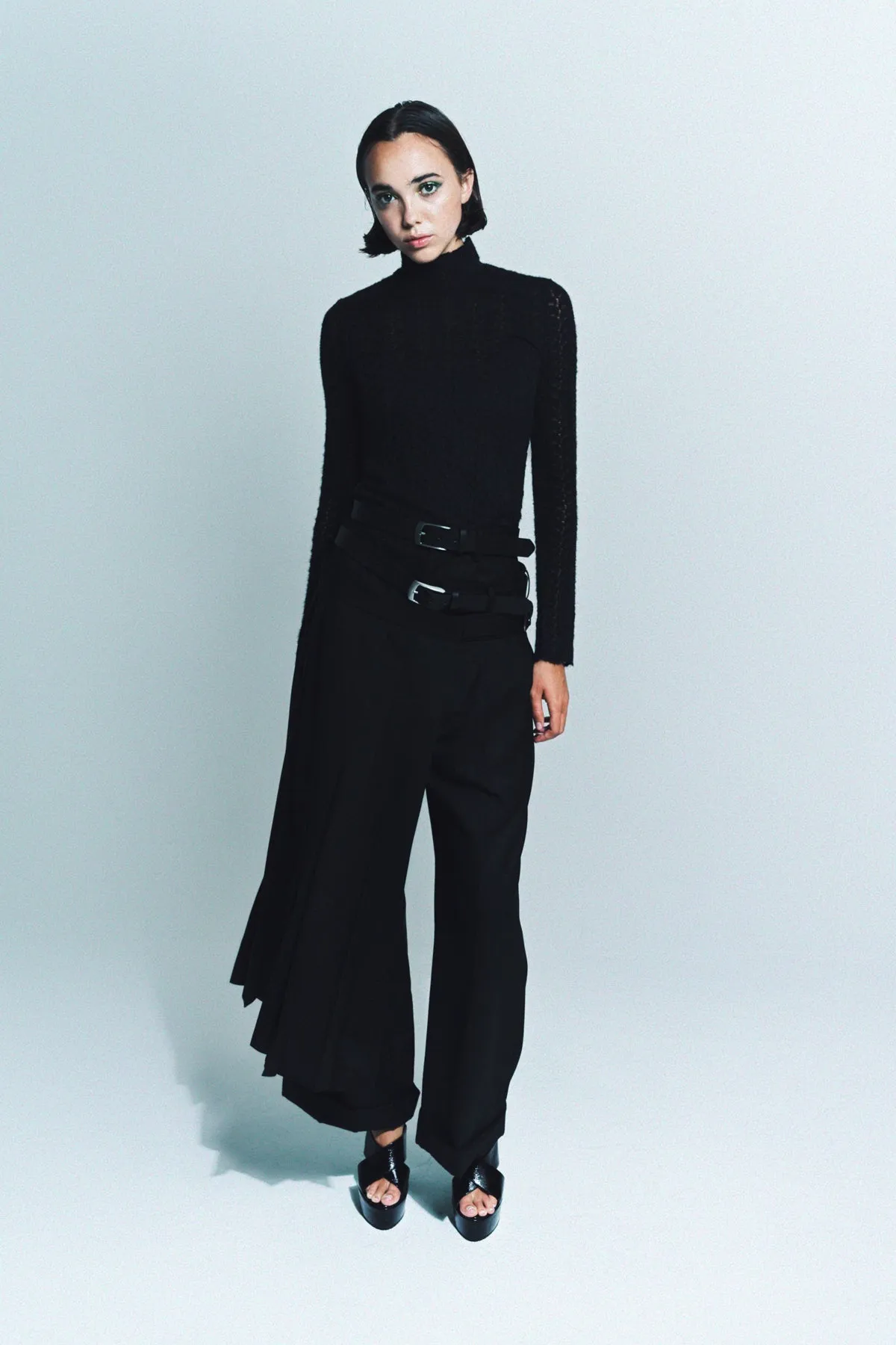 JUNYA WATANABE | BELTED SKIRT TROUSERS