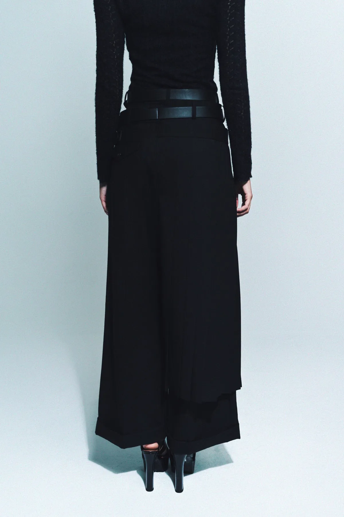 JUNYA WATANABE | BELTED SKIRT TROUSERS