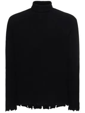 Laneus   High neck wool sweater 