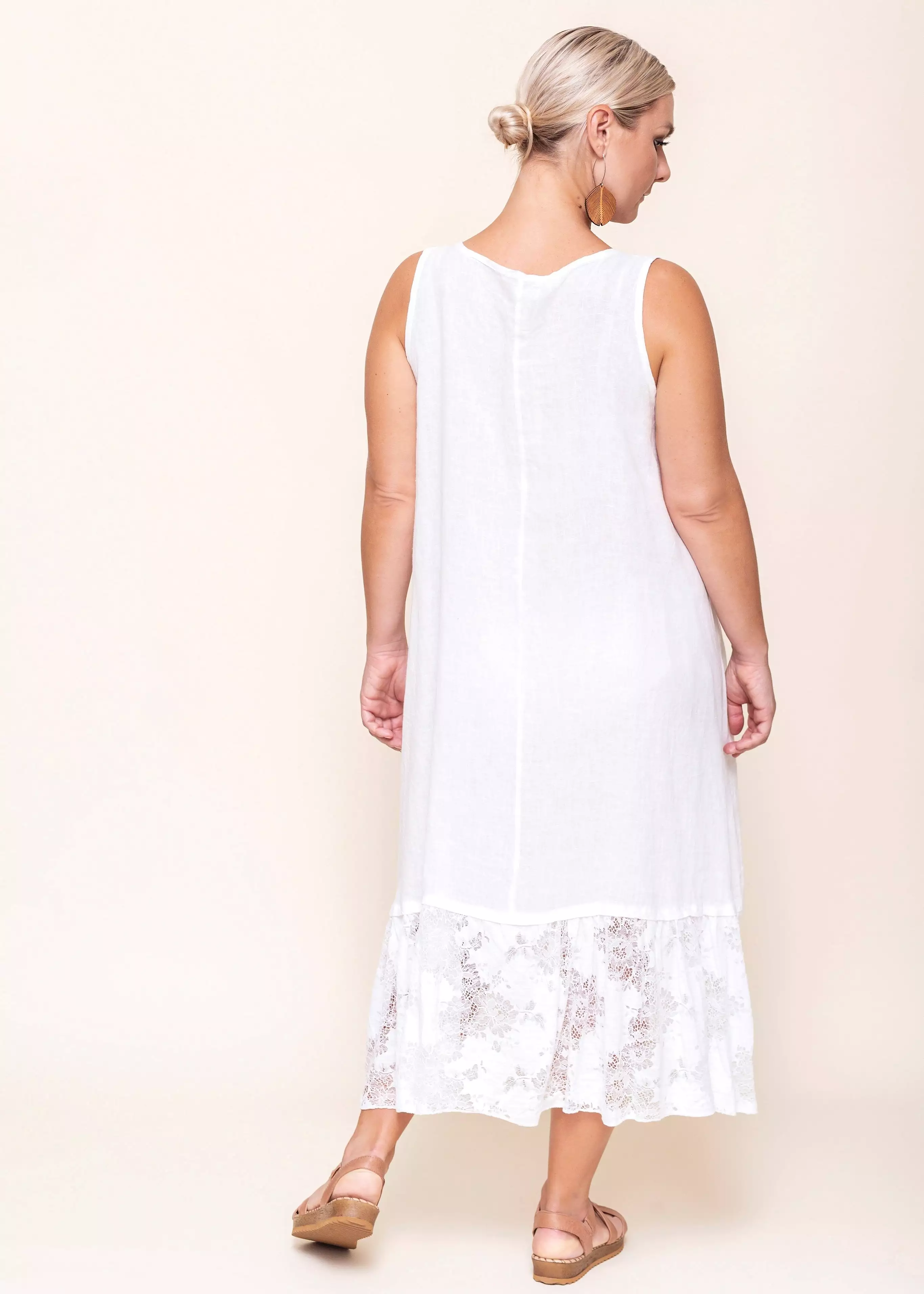 Linen & Lace Dress