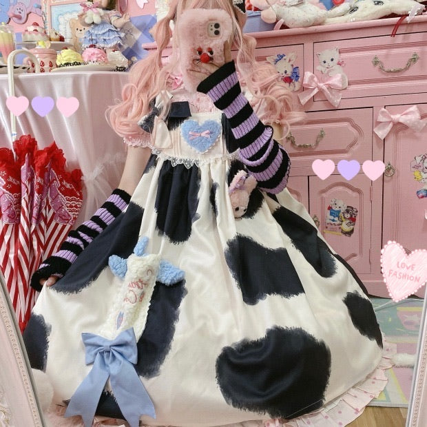 Little milk cake cute kawaii dress jsk/strap dress