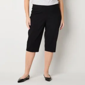 Liz Claiborne Alyssa Mid Rise Plus Capris