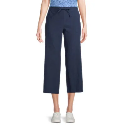 Liz Claiborne Linen Mid Rise Capris