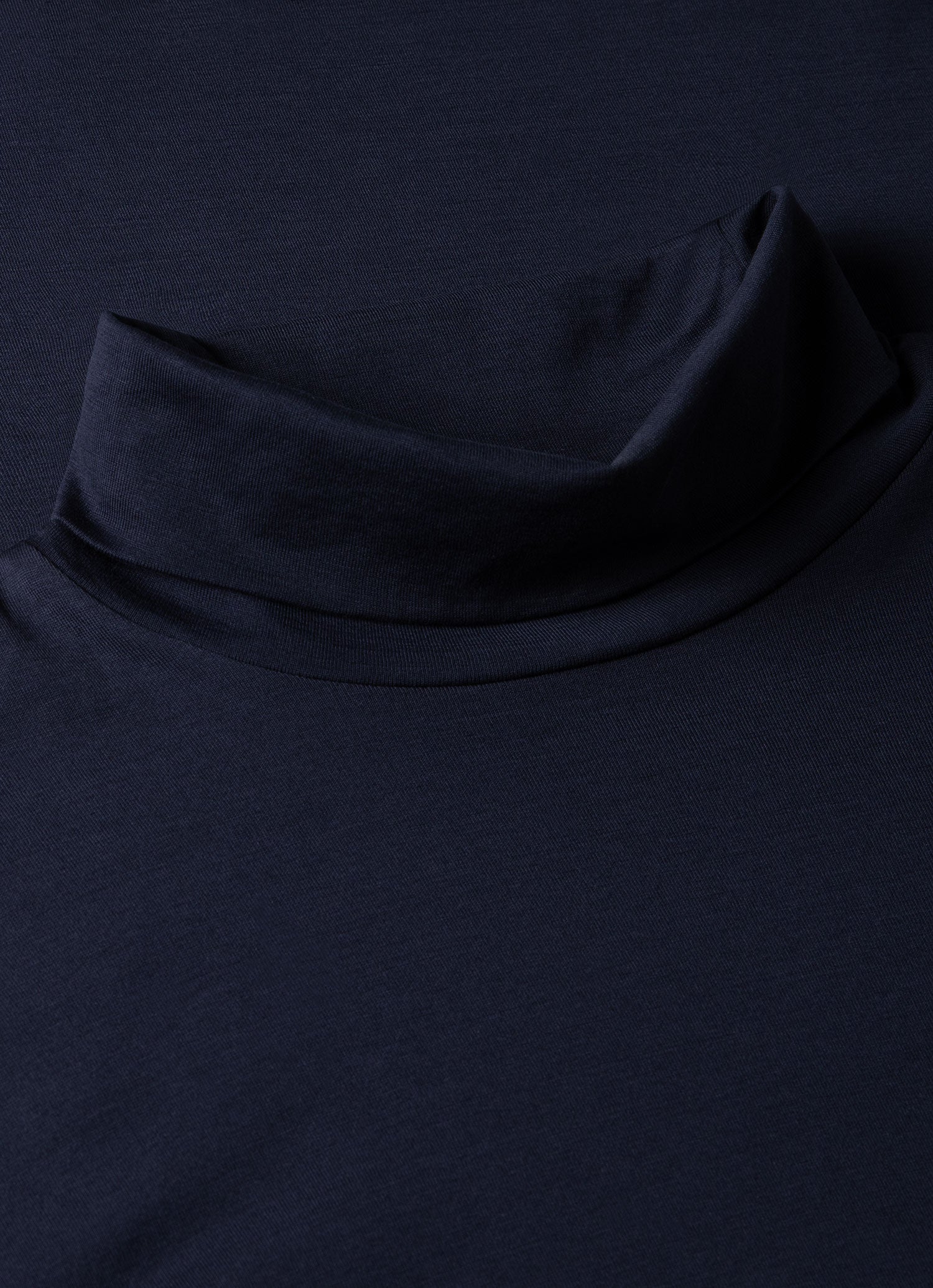 Men's Long Sleeve Roll Neck in Navy