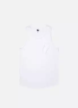 Men's Sunspel x Nigel Cabourn Mesh Vest in White