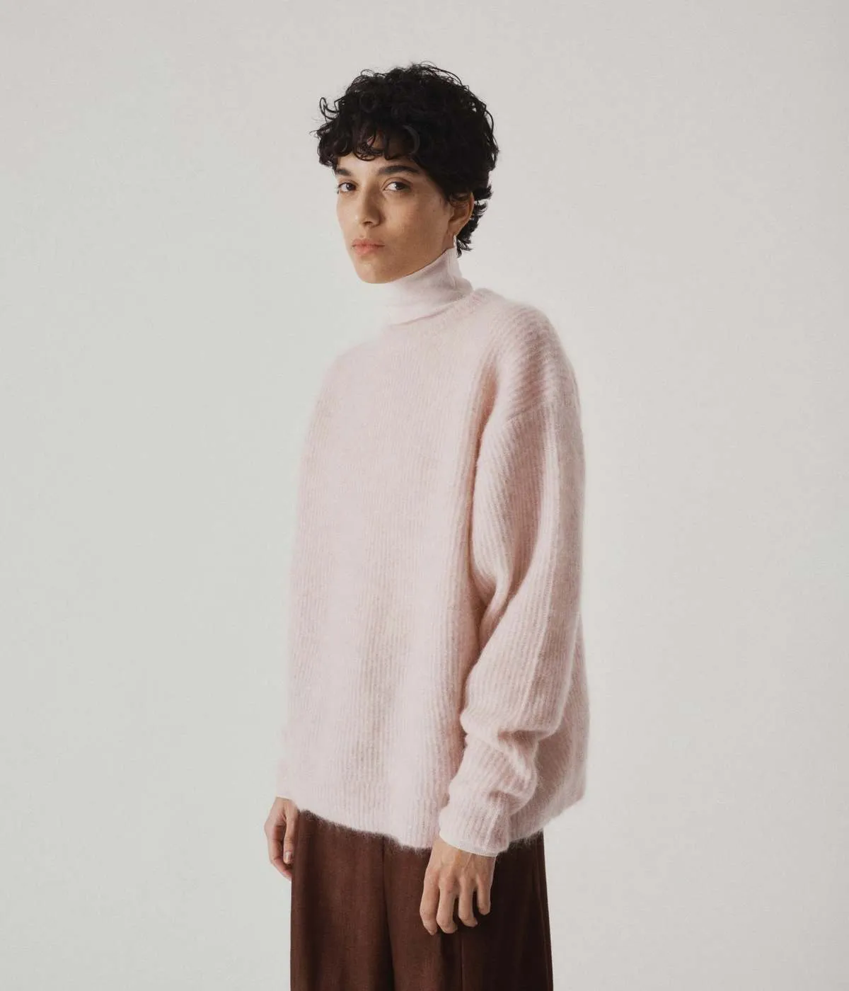 Mohair Sweater - Blush