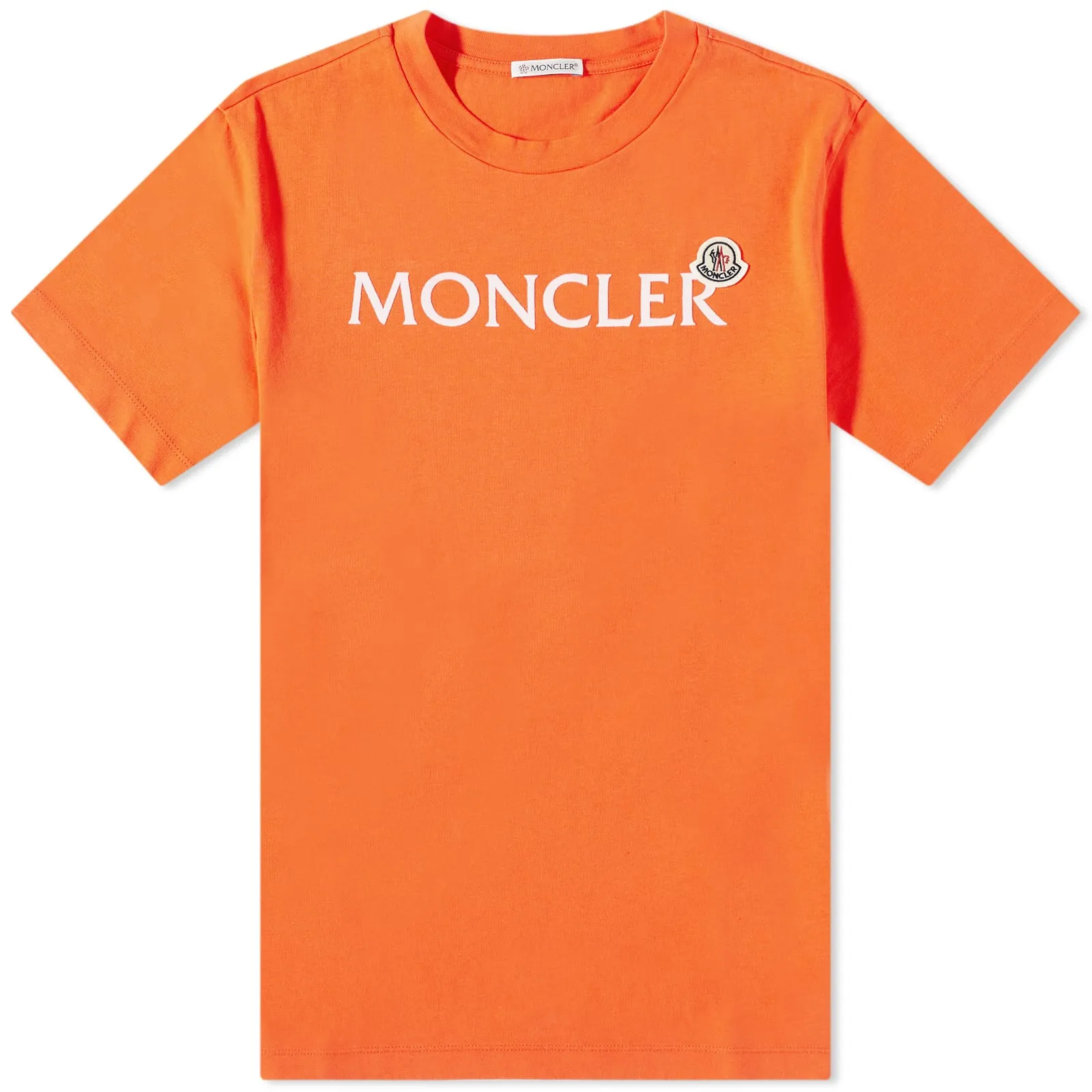 Moncler Text Logo T-ShirtOrange