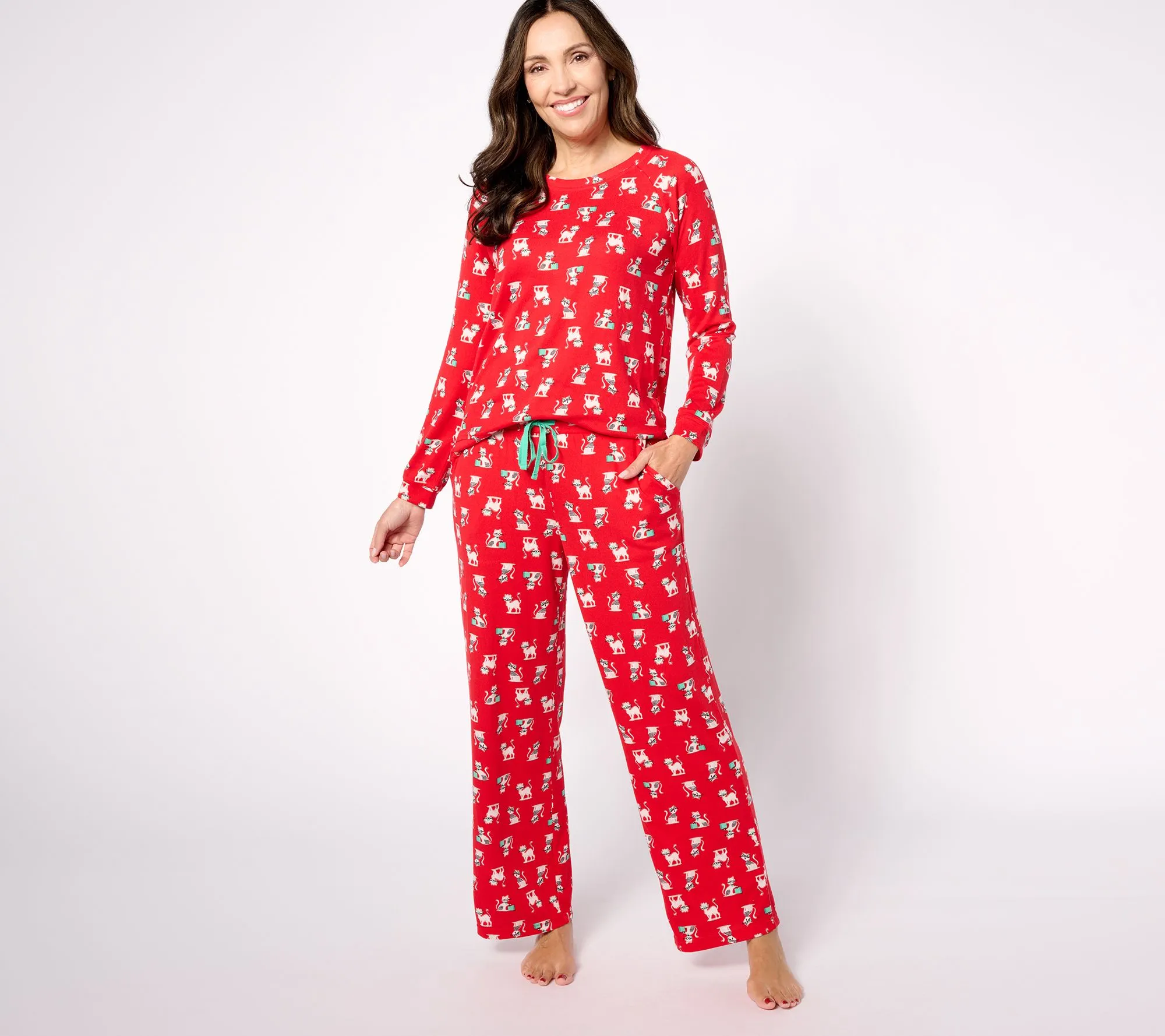 MUK LUKS X Jen Coffey Tall Holly Jolly Pajama Set