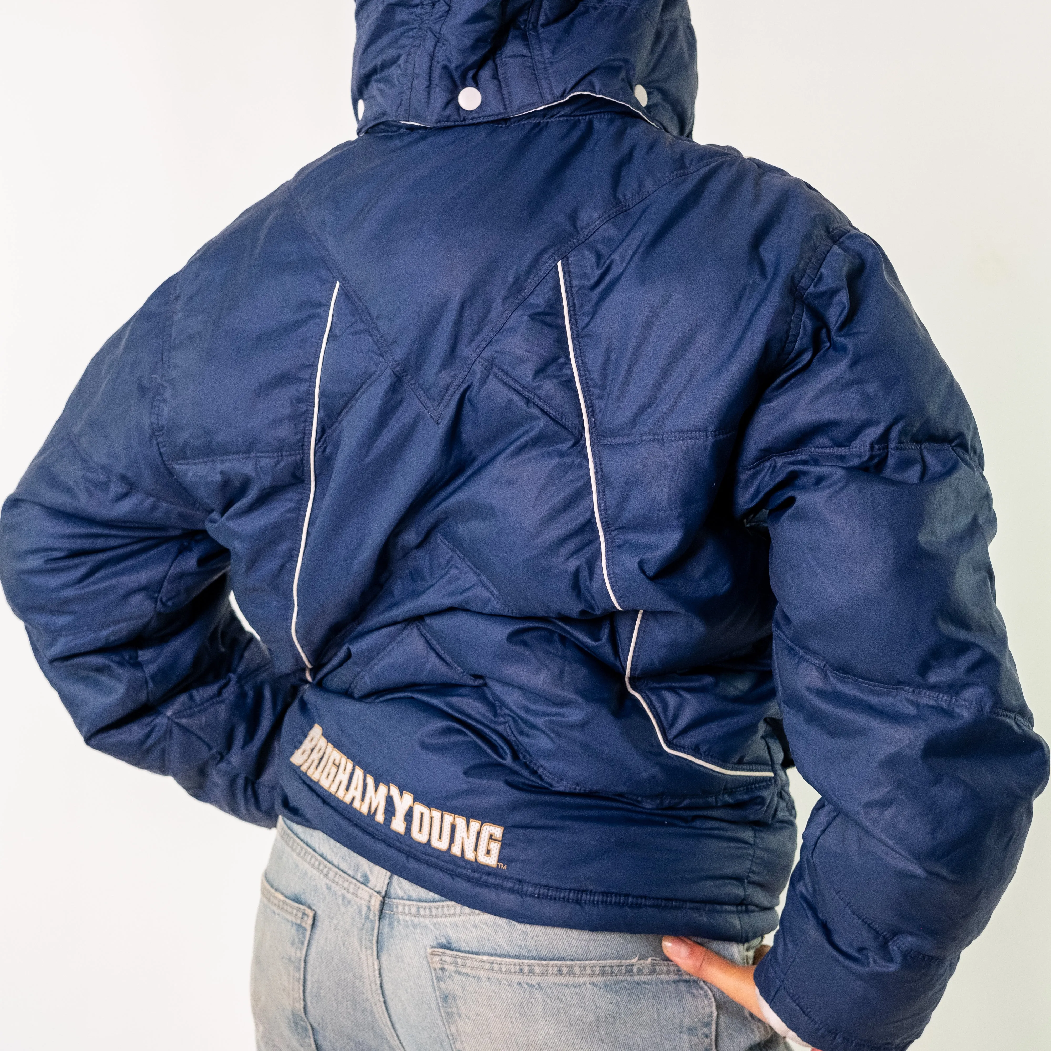 Navy Blue y2ks Nike Puffer (S)