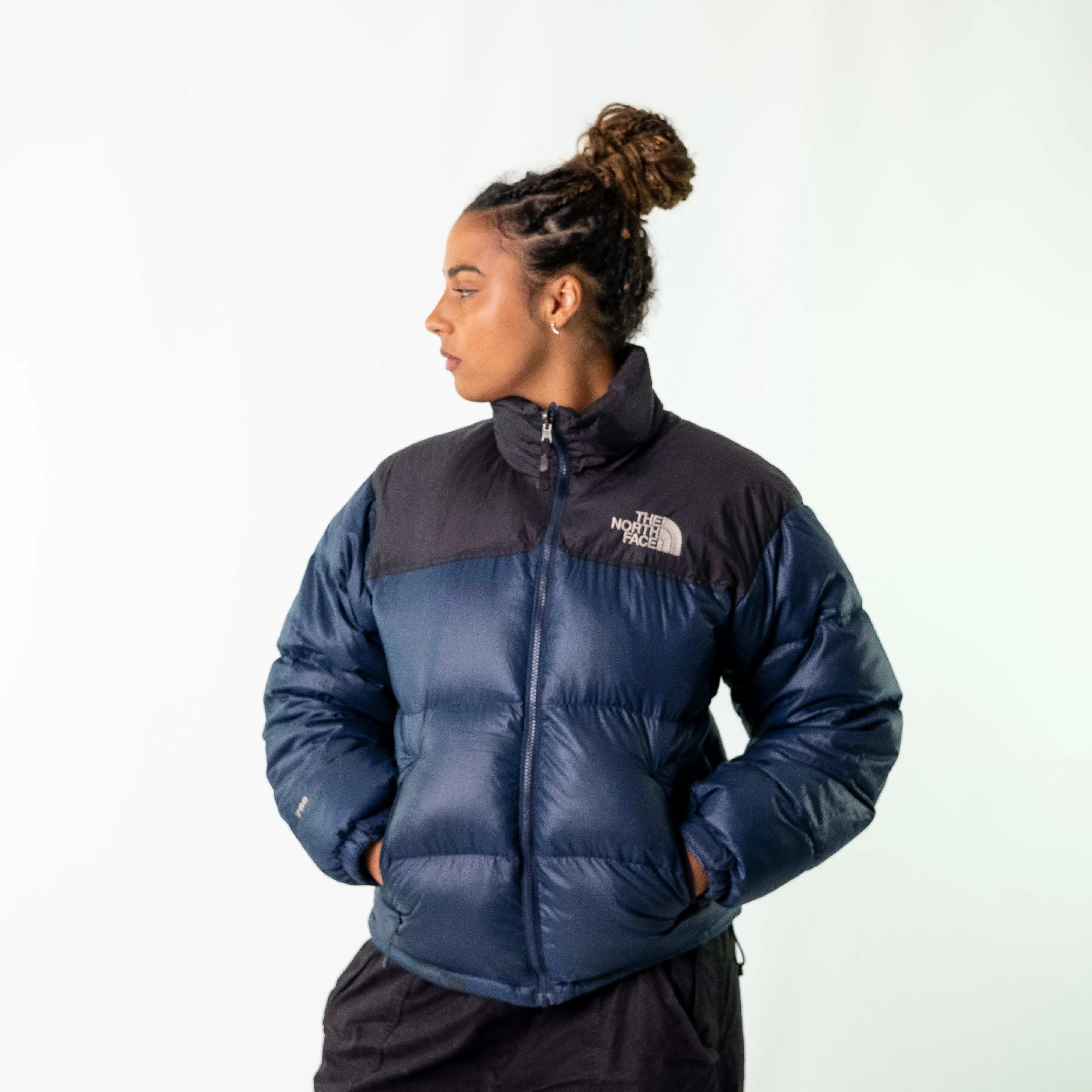 Navy Blue y2ks The North Face 90 Puffer (S)