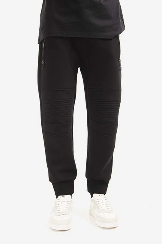 Neil Barett joggers Skinny Low Rise Swatpants black color