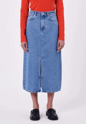 Nico Skirt Camille - Light Vintage Indigo