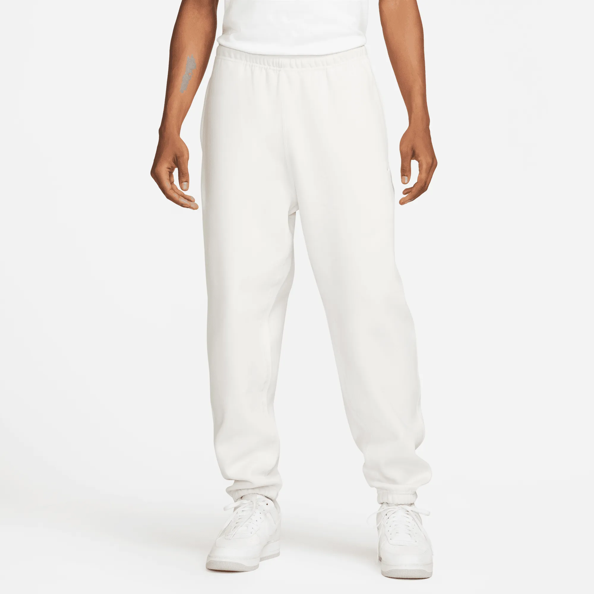 Nike Solo Swoosh Phantom White Sweatpants