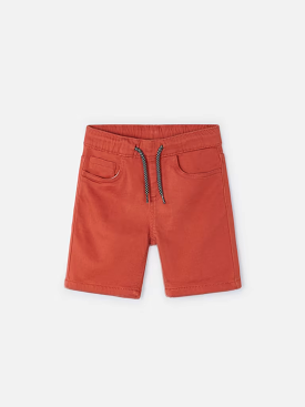 Orange Twill Shorts