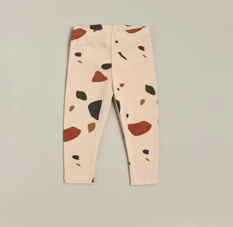 Organic Zoo Leggings in Terrazzo