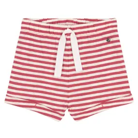 Petit Bateau Baby Shorts Papi Pink Stripes