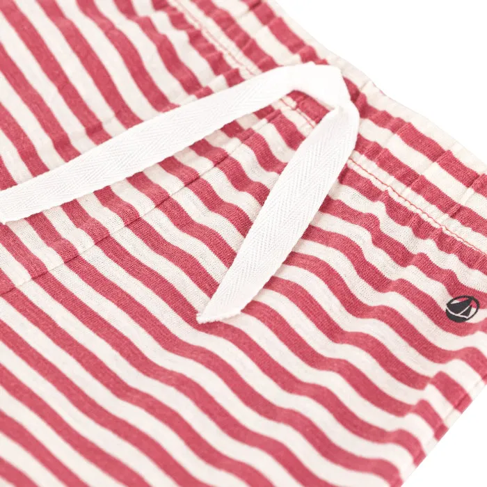 Petit Bateau Baby Shorts Papi Pink Stripes