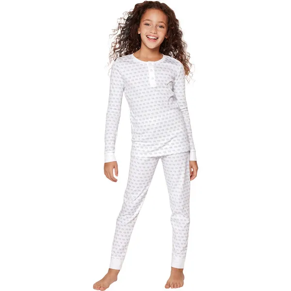 Petite Plume Snug Fit Pajama Set, Elephants