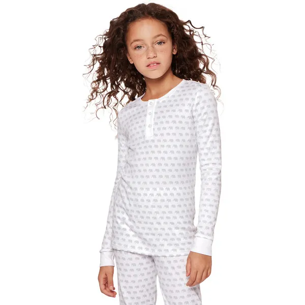 Petite Plume Snug Fit Pajama Set, Elephants