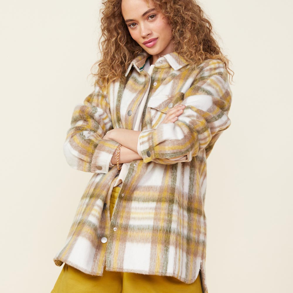 Plaid Flannel Jacket