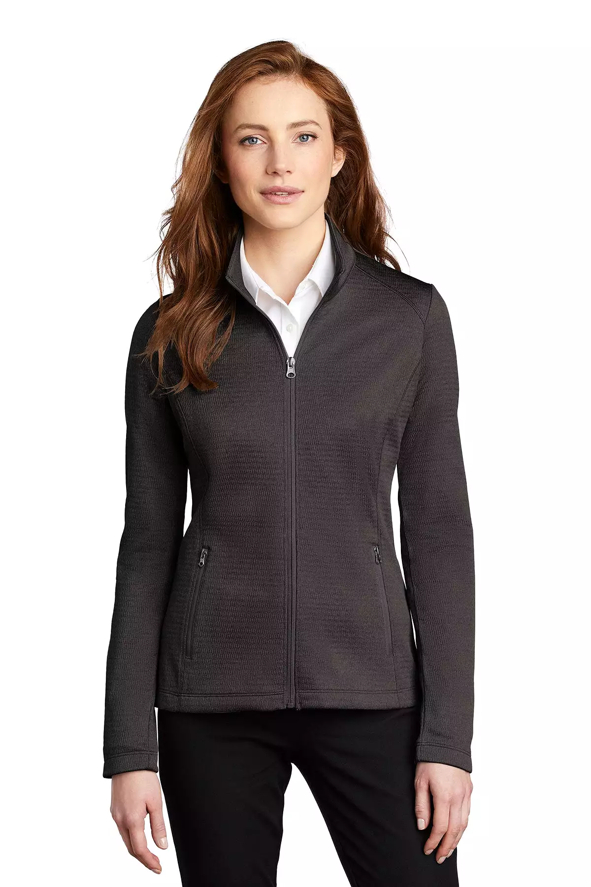 Port Authority L249 Women's Diamond Heather Fleece Jacket