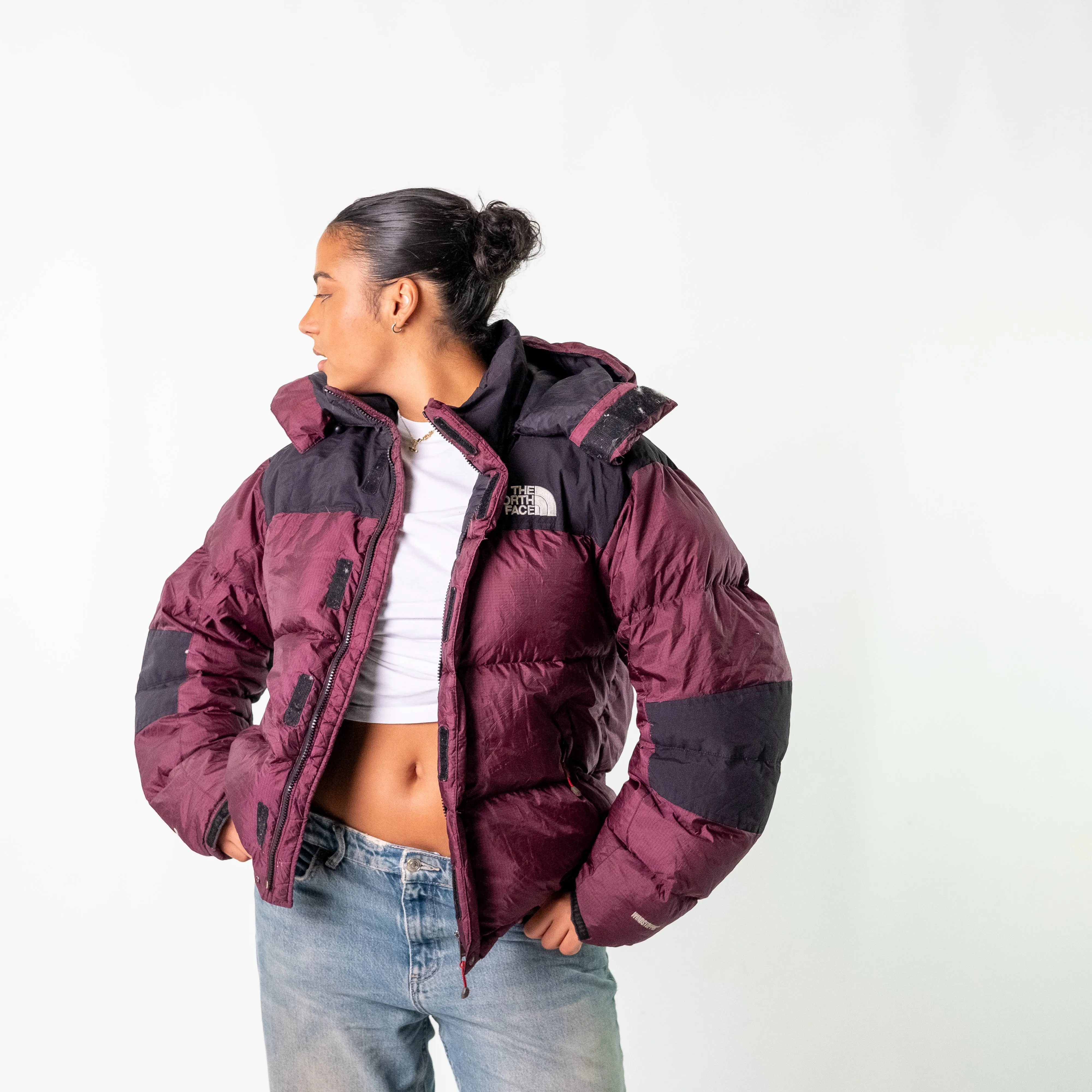 Red 90s The North Face 95 Puffer (M)