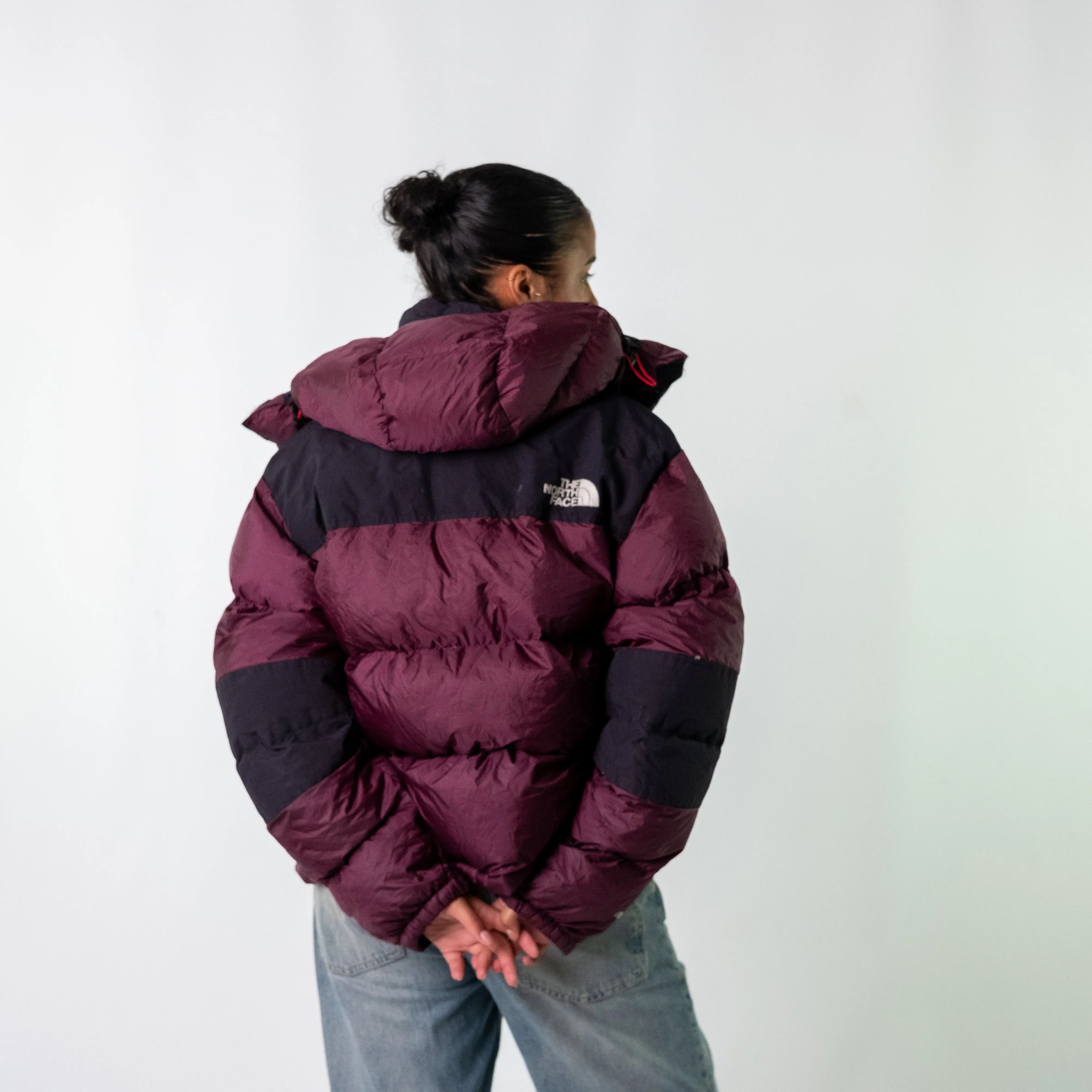 Red 90s The North Face 95 Puffer (M)