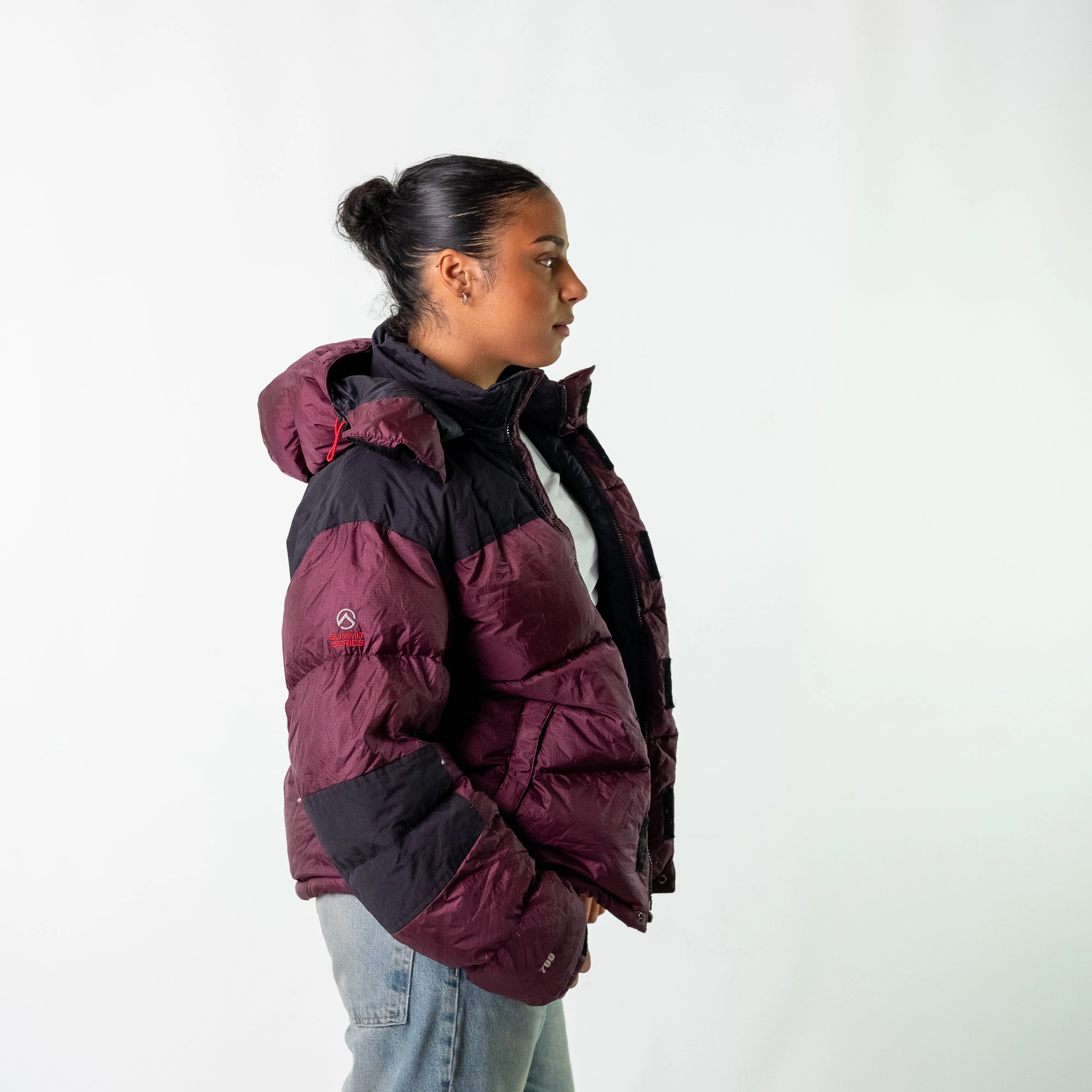 Red 90s The North Face 95 Puffer (M)