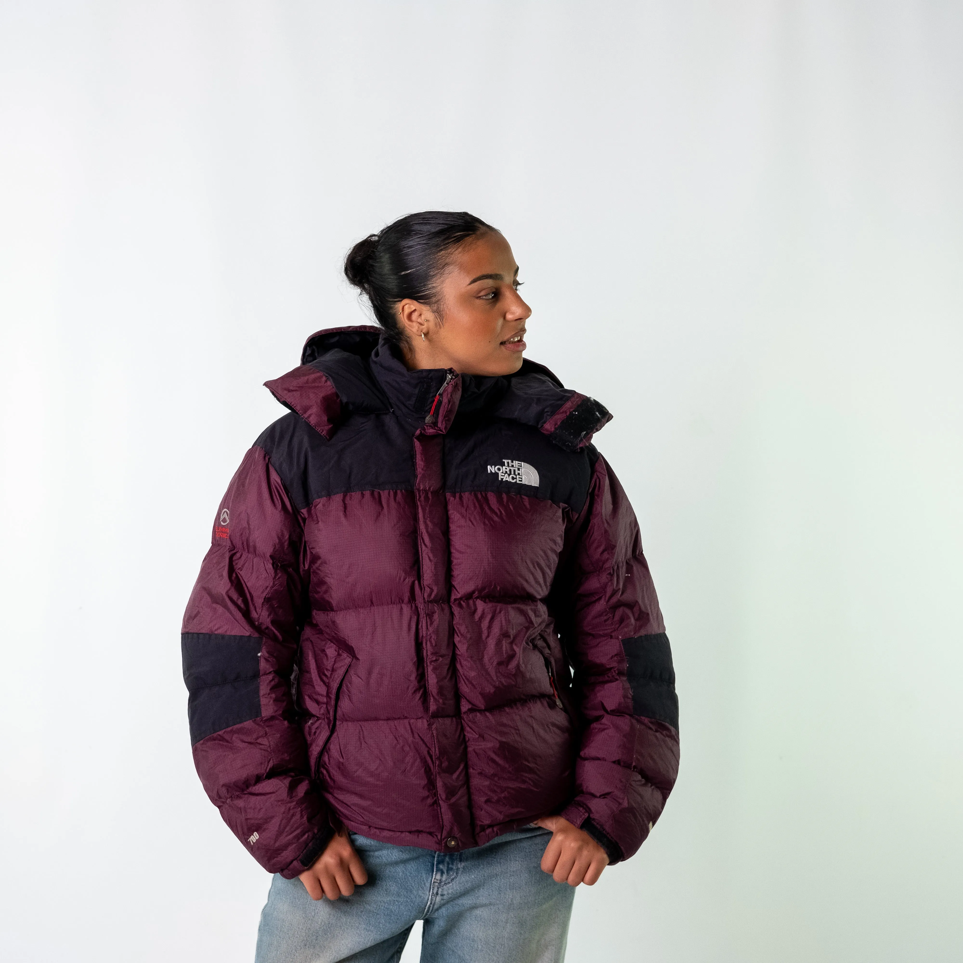 Red 90s The North Face 95 Puffer (M)