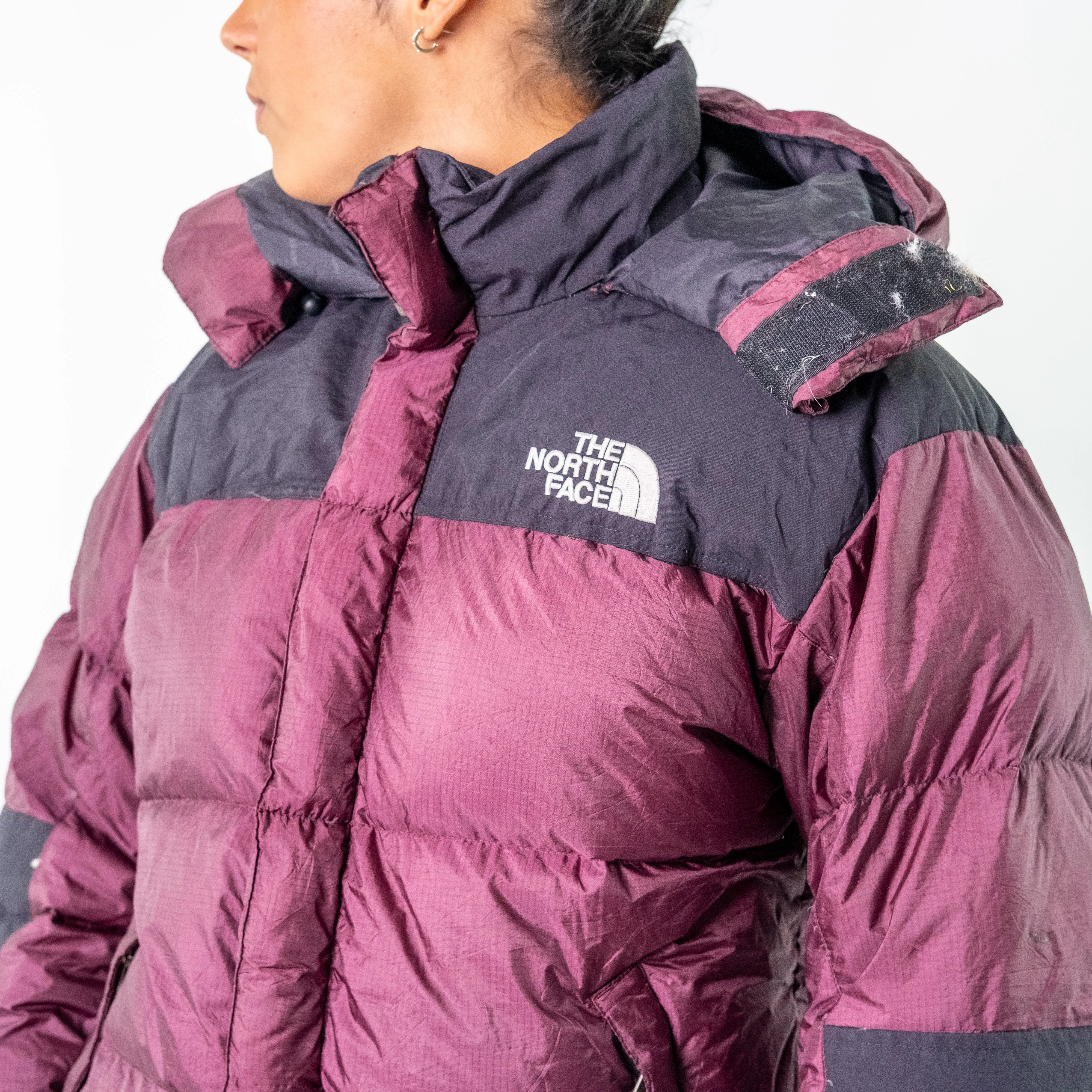 Red 90s The North Face 95 Puffer (M)