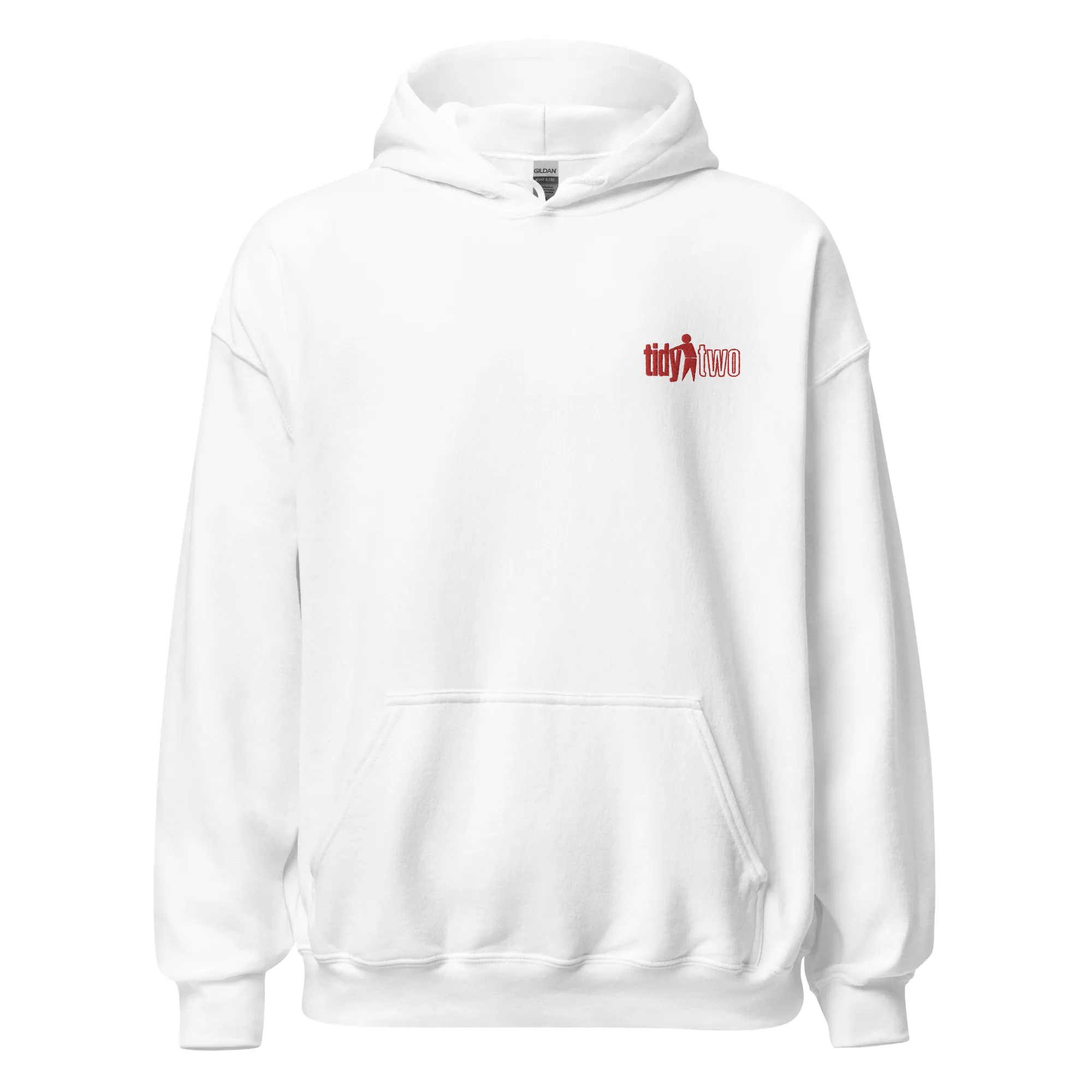 Red TidyTwo Hoodie (embroidered)