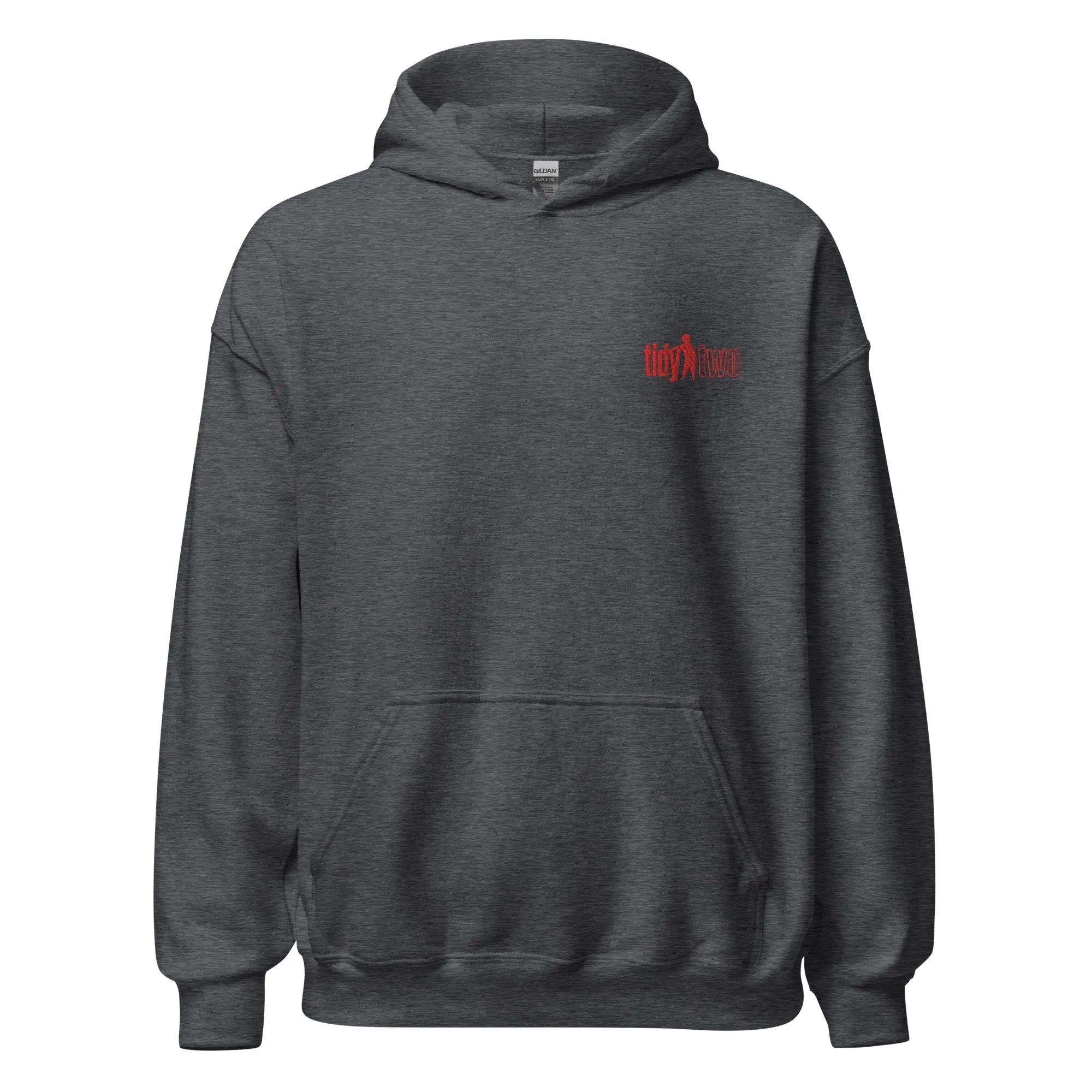 Red TidyTwo Hoodie (embroidered)