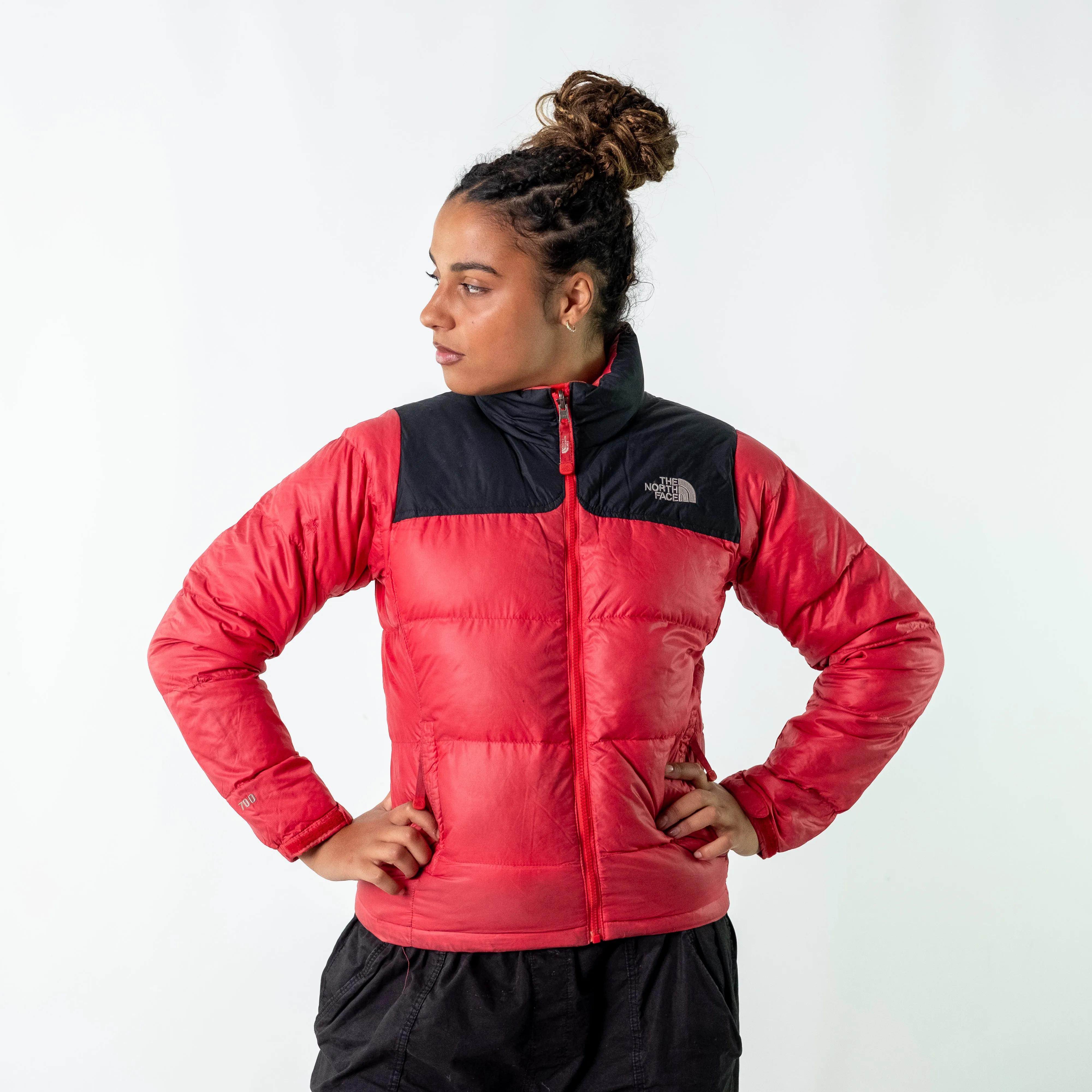 Red y2ks The North Face 80 Puffer (XS)