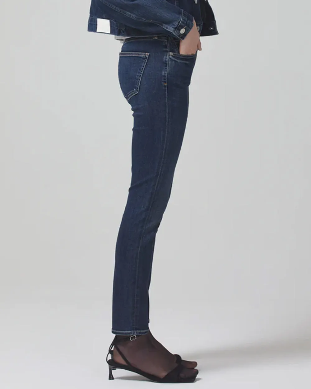 Rocket Ankle Mid Rise Skinny Jean in Courtland