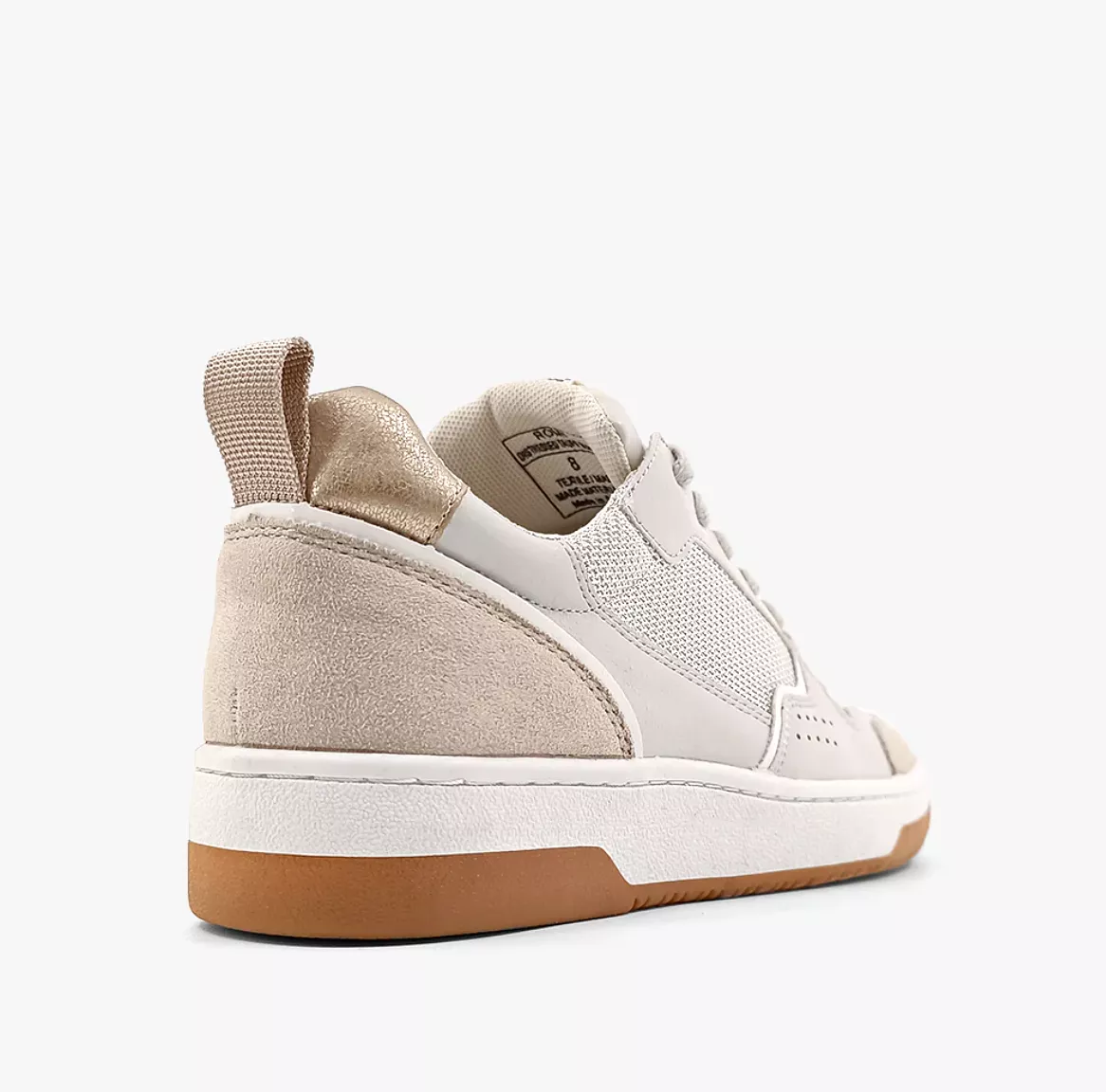 SHU SHOP Romi Sneaker in Distressed Taupe Suede