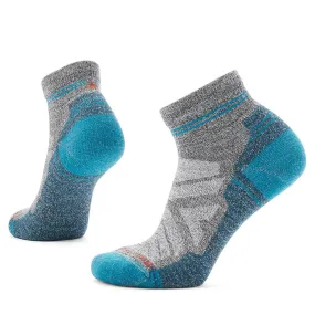 Smartwool Womens Hike Light Cushion Ankle Socks In Ash-Charcoal