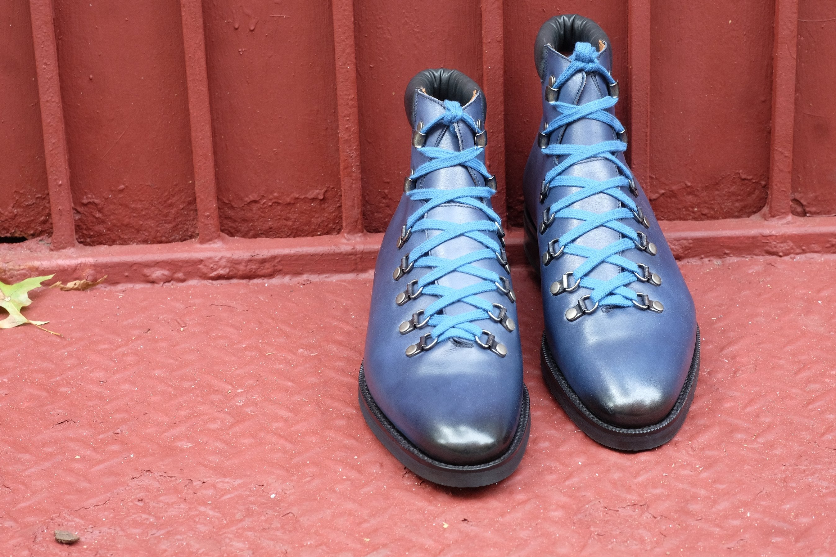 Snoqualmie - MTO - Shaded Navy Calf - TMG Last - Double City Rubber Sole