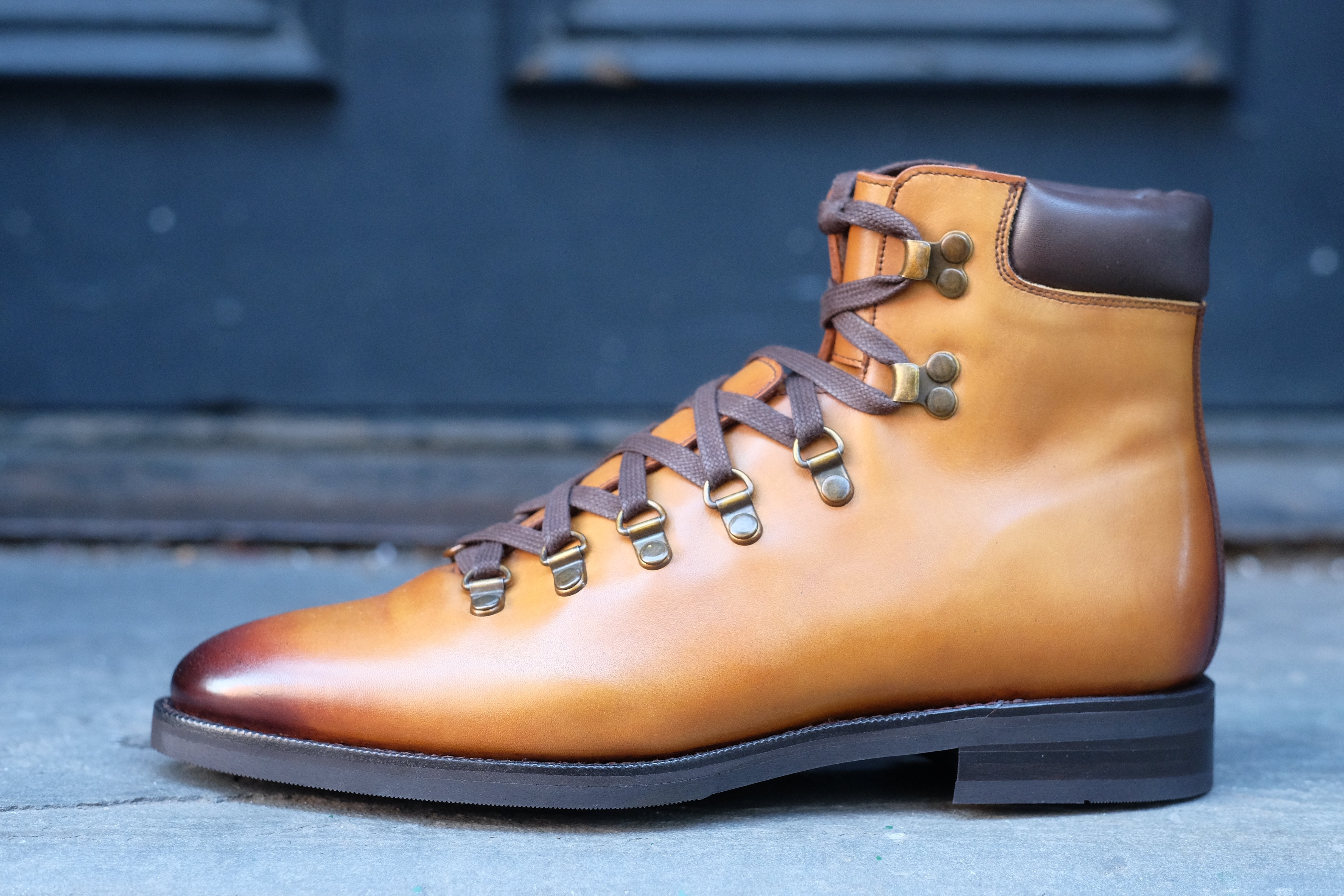 Snoqualmie - MTO - Shaded Tan Calf - TMG Last - Double City Rubber Sole