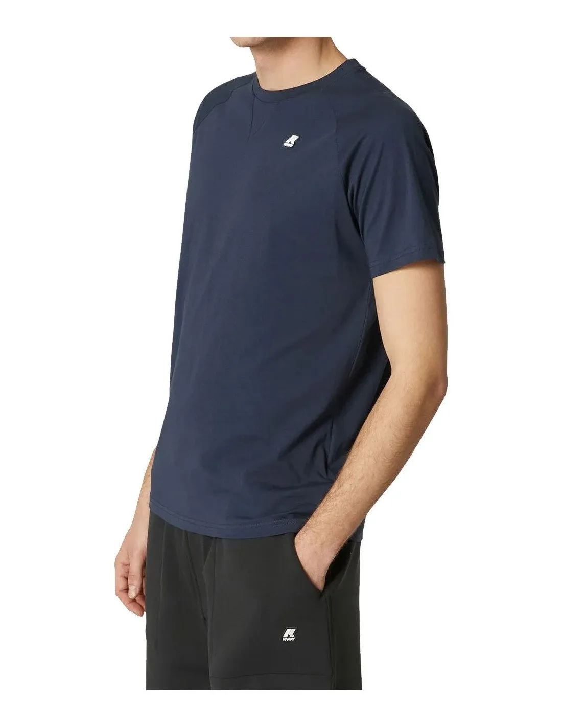 T-shirt K-way uomo K0074Q0 Edwing blu depth