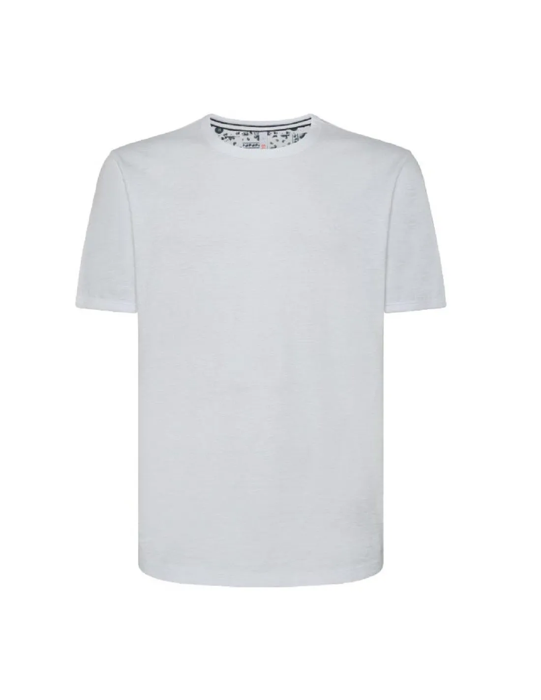 T-shirt Sun68 uomo Round Bottom T3311501 bianca PE23