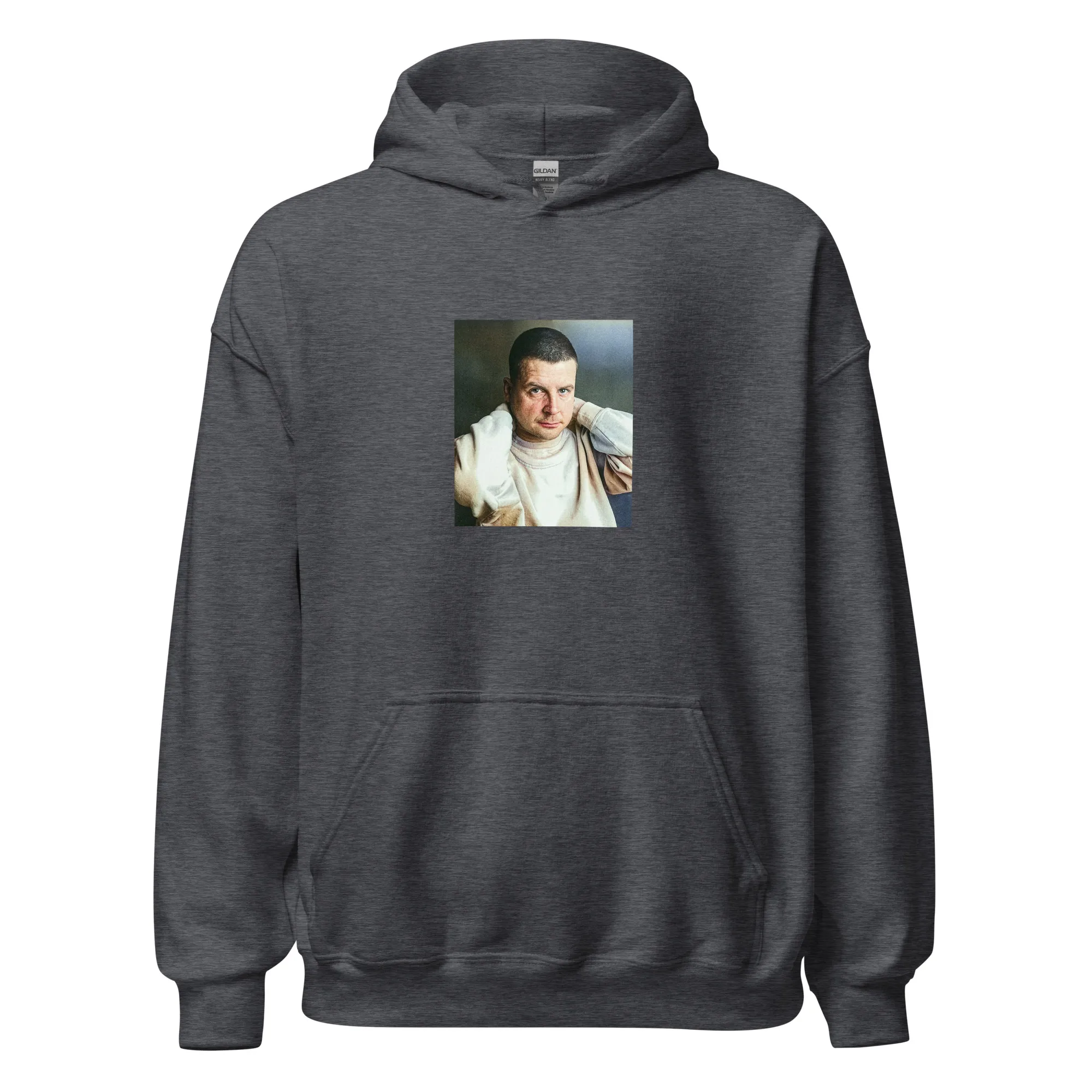 Tony De Vit press shot hoodie